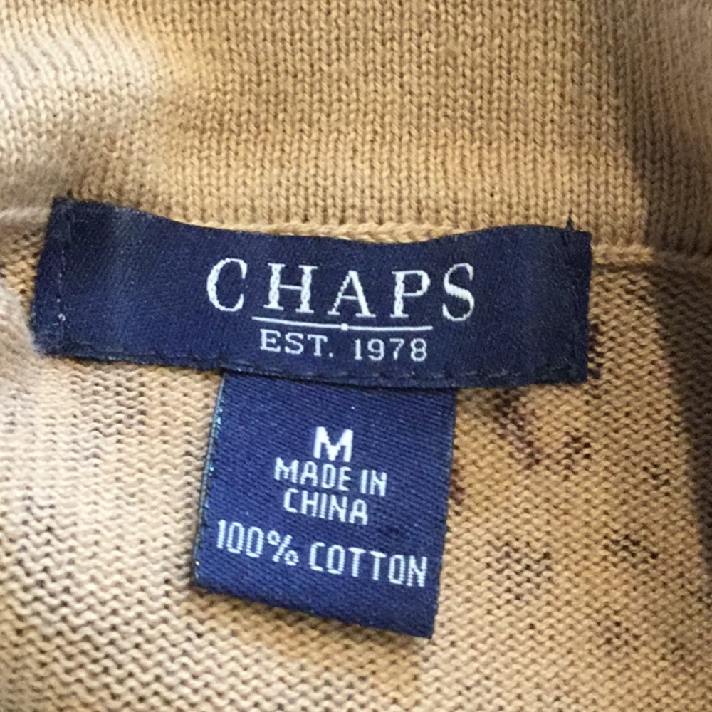 Chaps Leopard Print Sweater - Picture 4 of 5